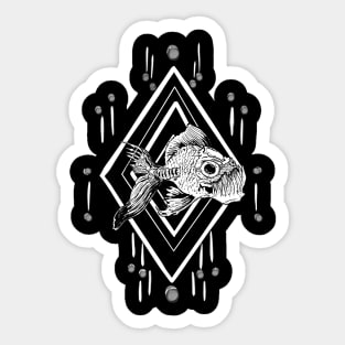 Death FIsh Sticker